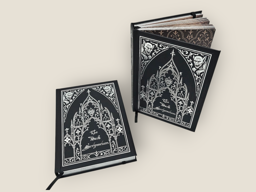 CoraCreaCrafts The Dark Scriptorium Notebook
