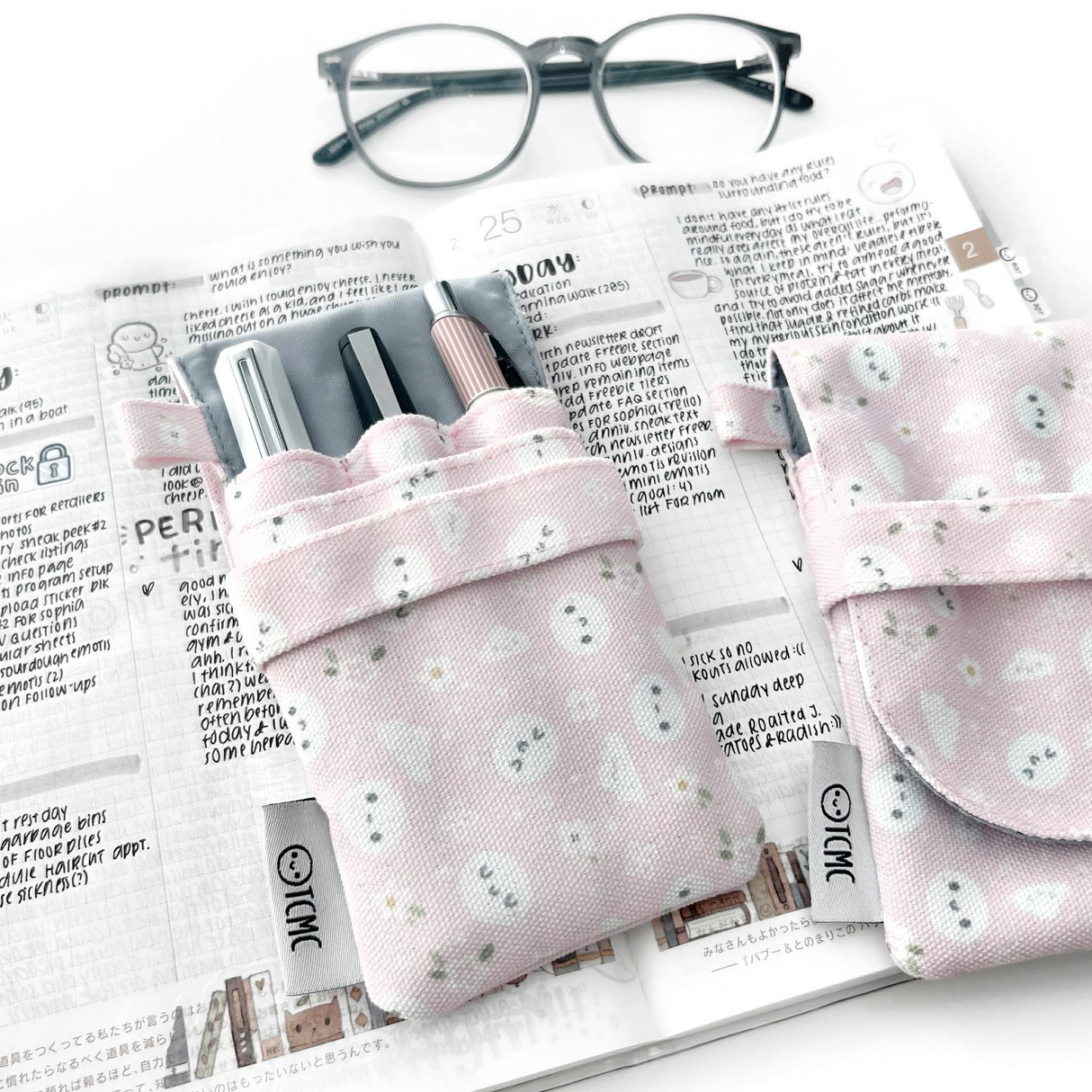 TheCoffeeMonsterzCo Fountain Pen Case - Ballerina Pink