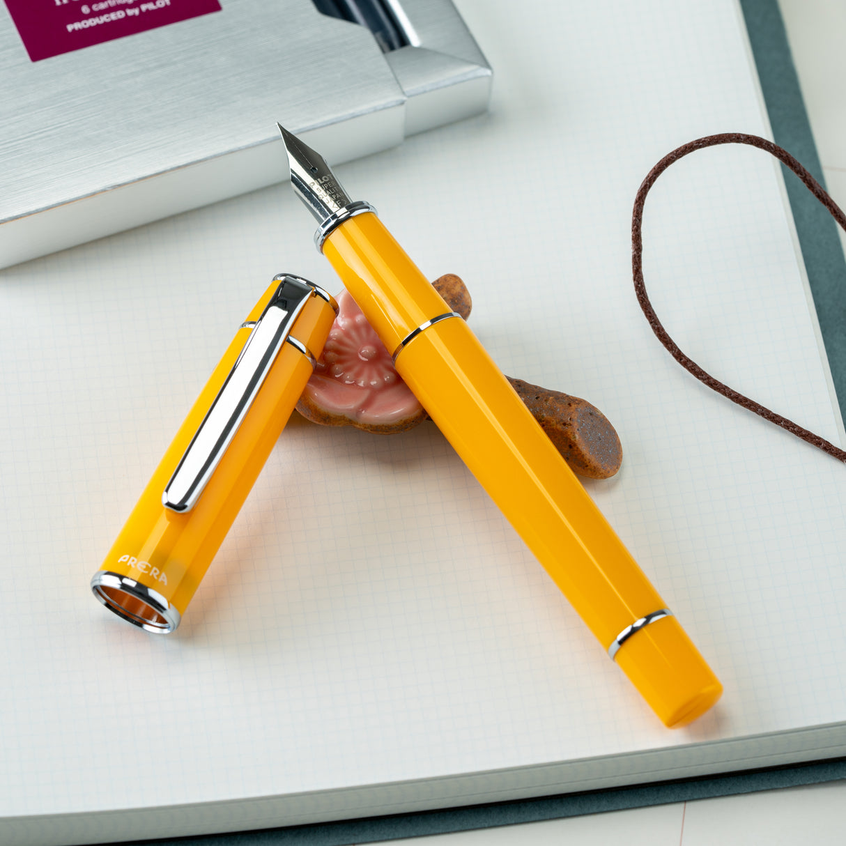 Pilot Prera Fountain Pen - Honey Yellow