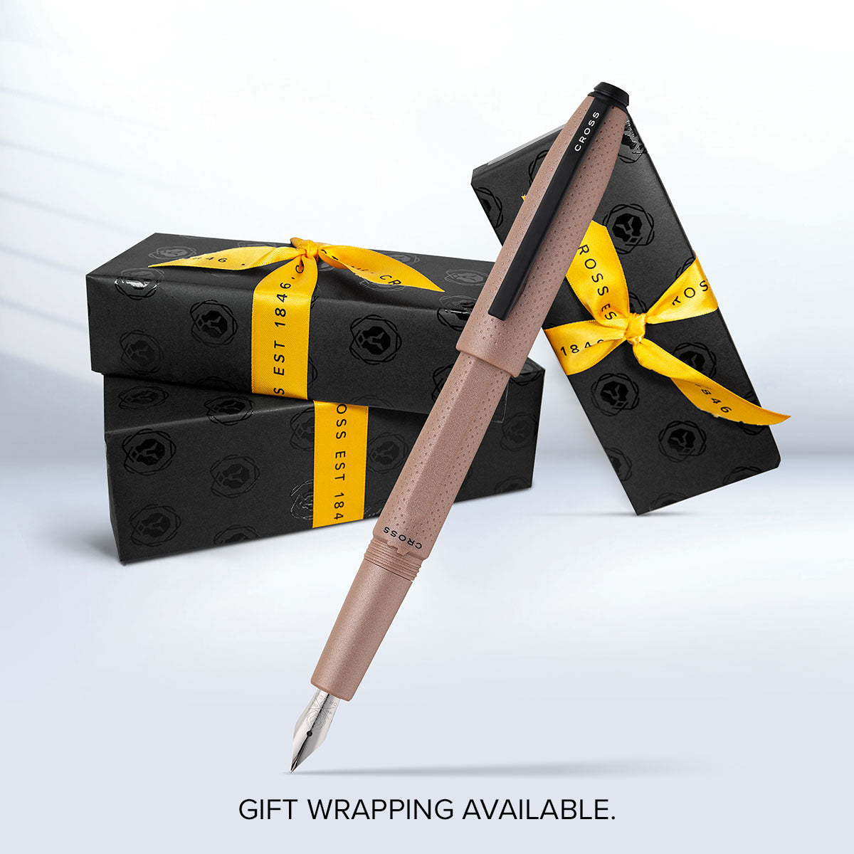 Prism Mocha Fountain Pen - gift wrapping