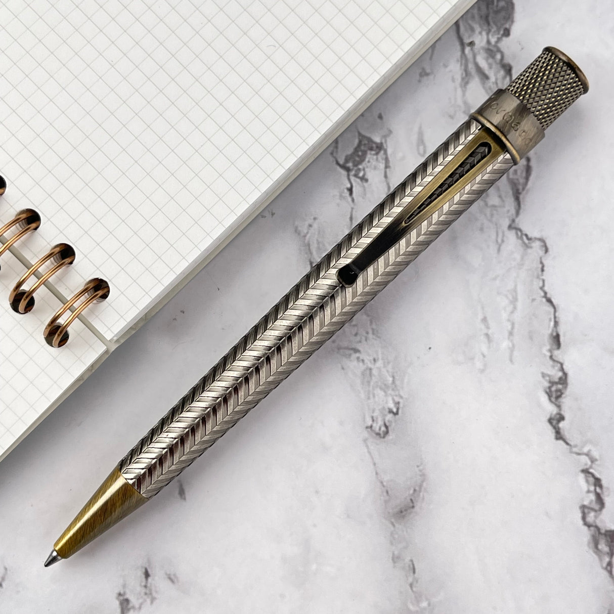 Retro 51 Tornado Vintage Metalsmith Rollerball Pen - Roosevelt