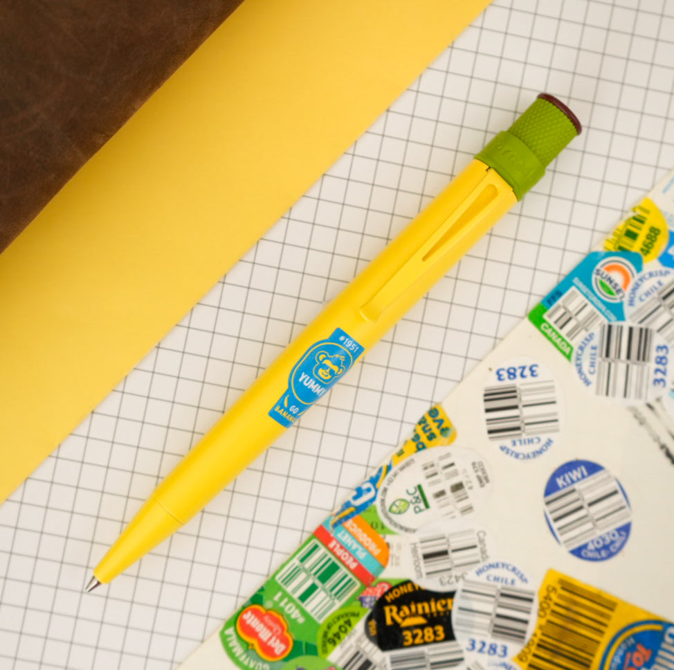 Retro 51 Tornado Fruit Series Rollerball Pen - Banana