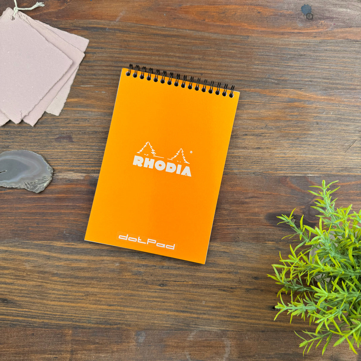 Rhodia Wirebound Notepad - Dot 80 sheets - 6 x 8 1/4