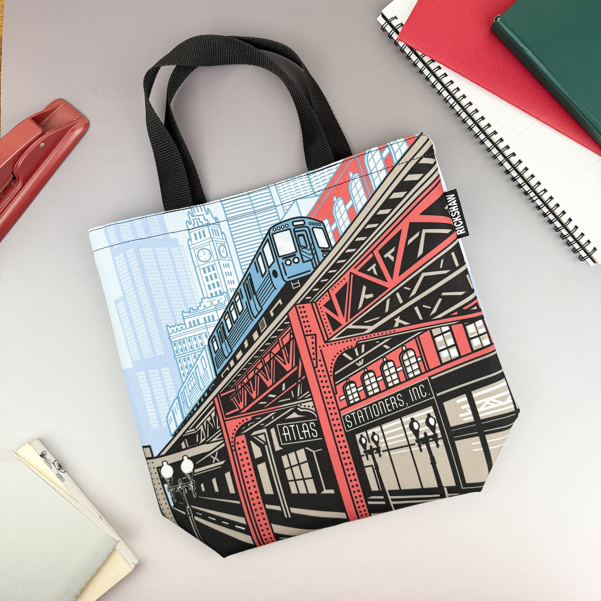 Rickshaw Bagworks Mini Tote - Loop Lines (Atlas Exclusive)