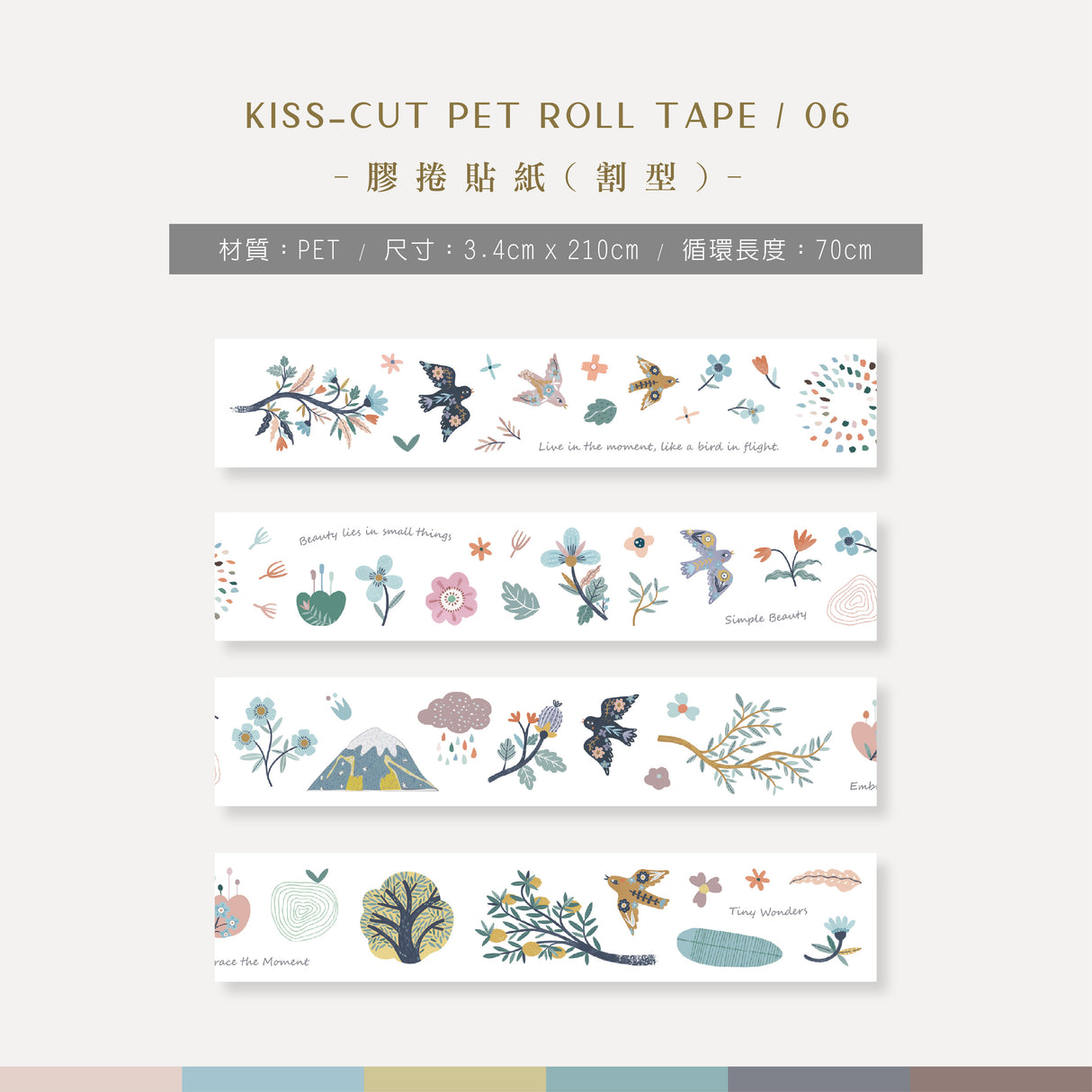 MU Kiss-Cut PET Roll Tape 06