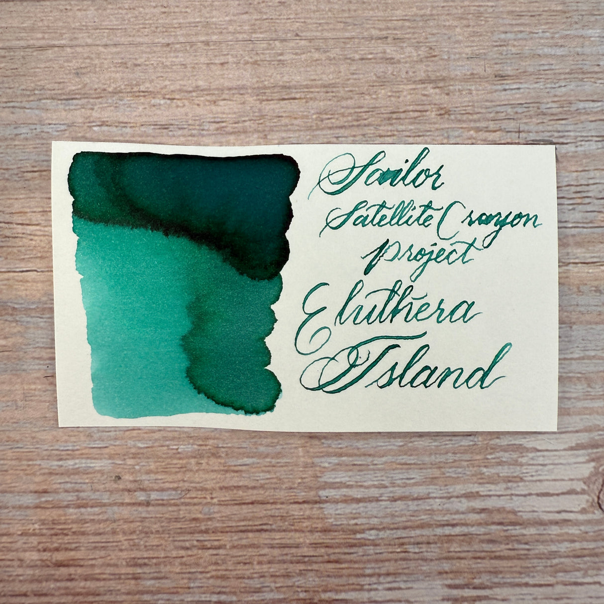 Sailor Satellite Crayon Project - Eleuthera Island - 20ml Bottled Ink