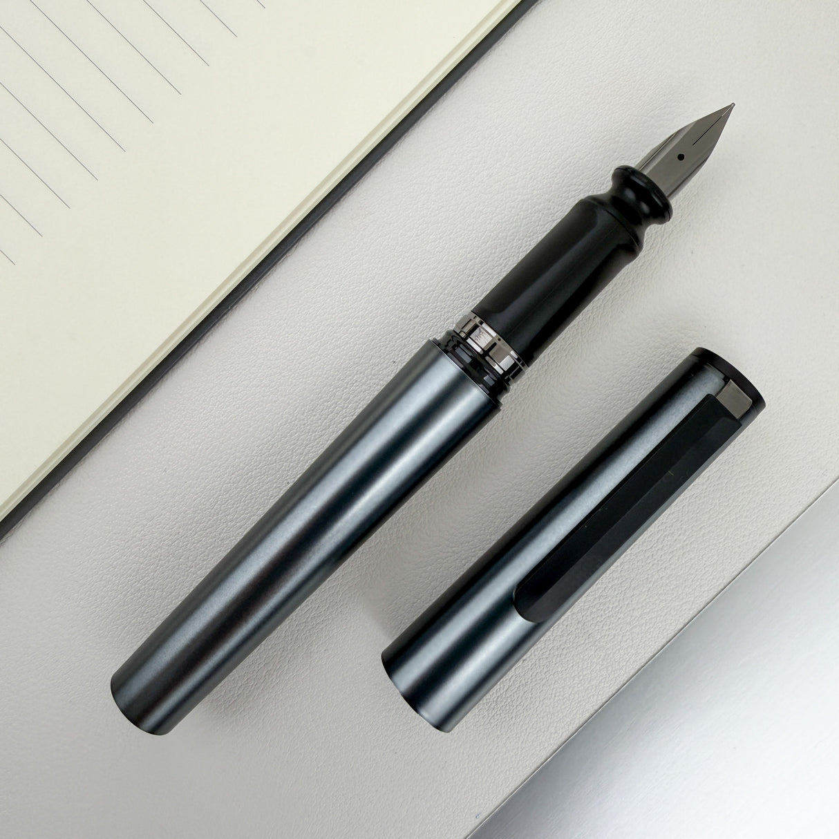 Sailor Tuzu Adjust Forge Fountain Pen - Gunmetal