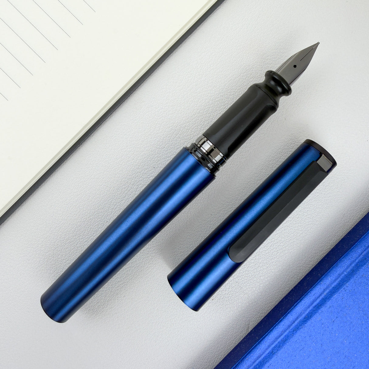 Sailor Tuzu Adjust Forge Fountain Pen - Metallic Blue
