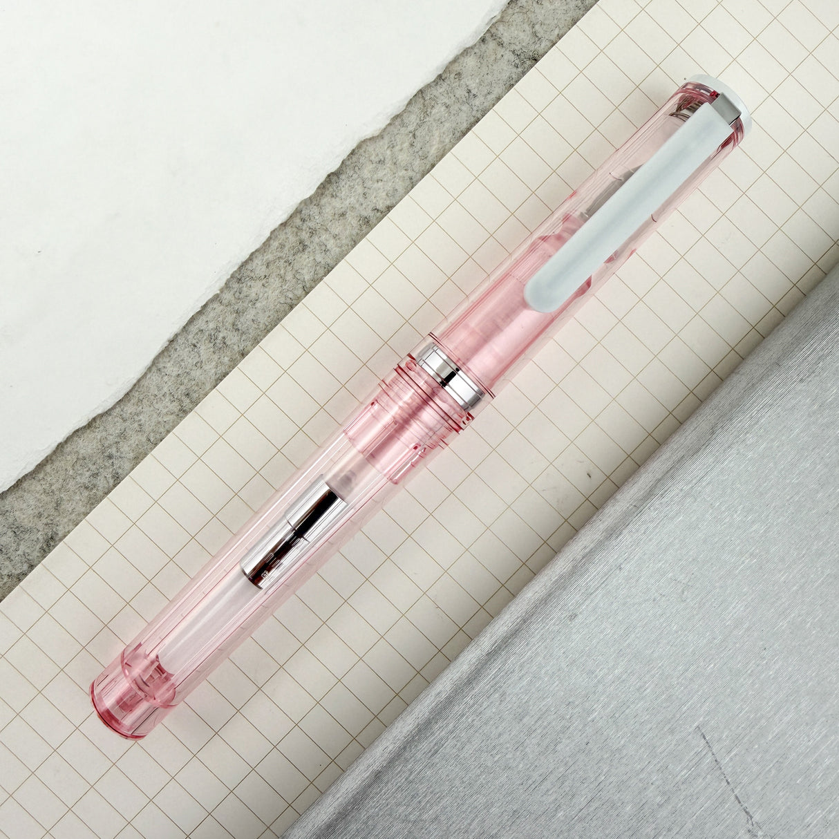 Sailor Tuzu Glassy Fountain Pen - Crystal Cherry (Limited Edition)