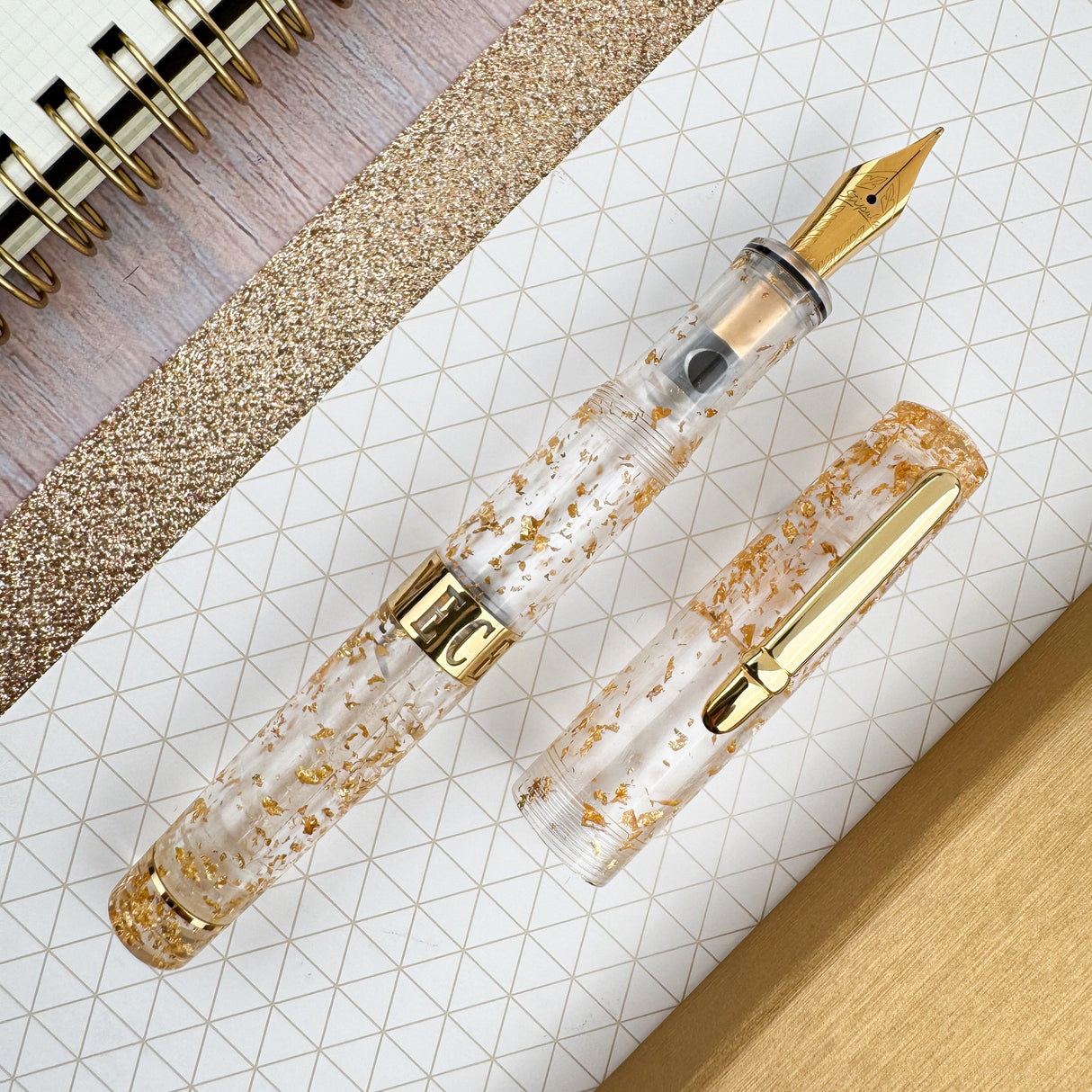 Stipula Novecento Fountain Pen - Gold Leaf