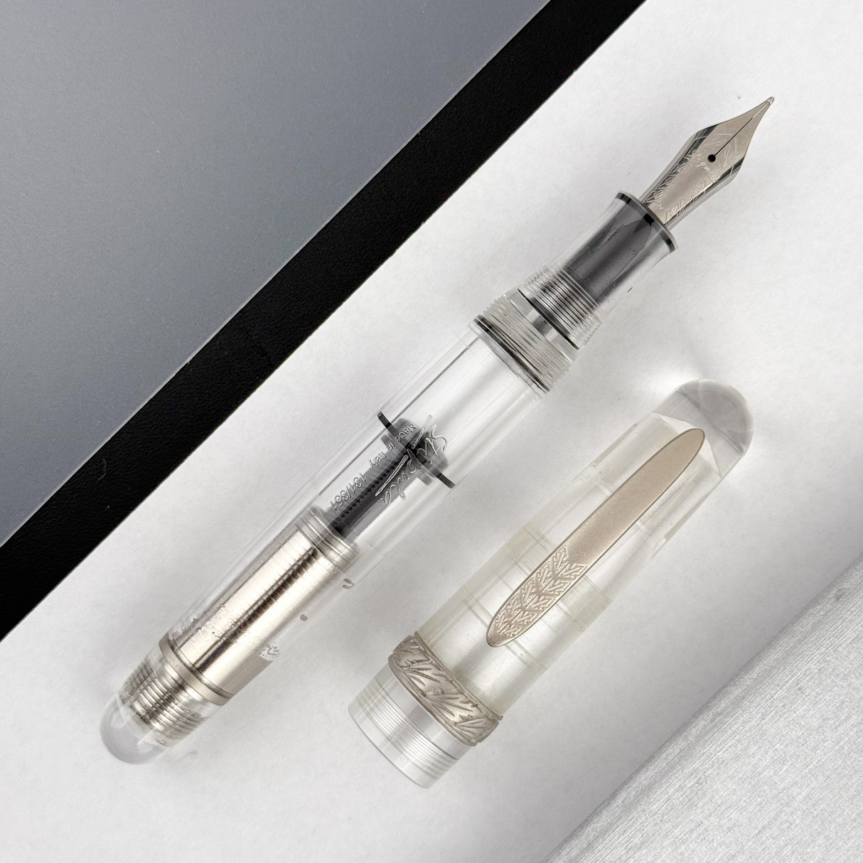 Stipula Rainbow Etruria Fountain Pen - Crystal Clear