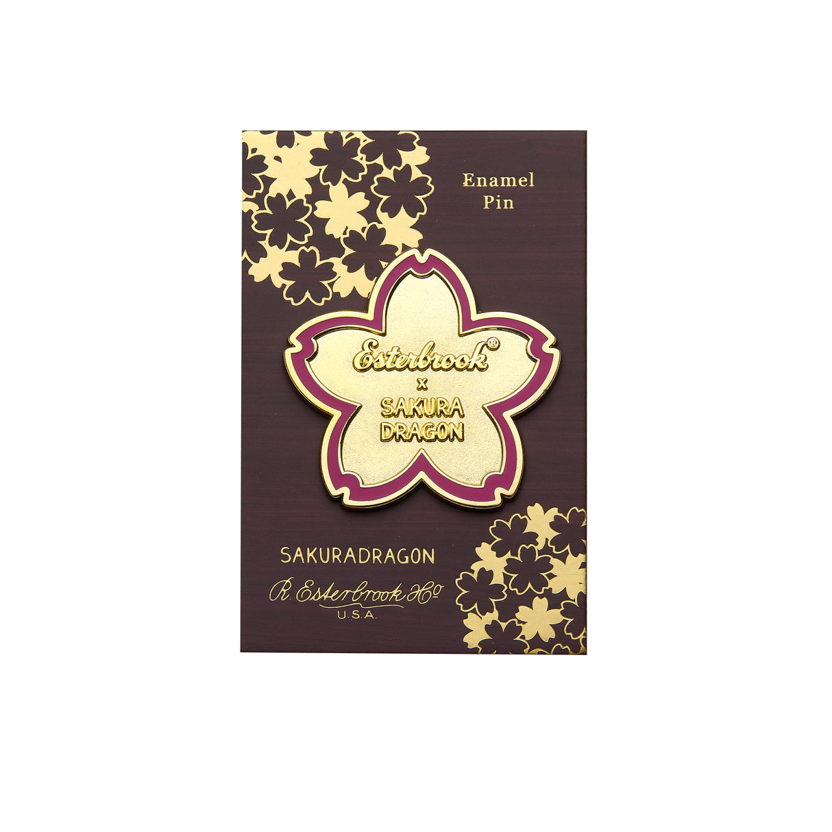 Esterbrook x Sakuradragon Sakura Street Flower Lapel Pin