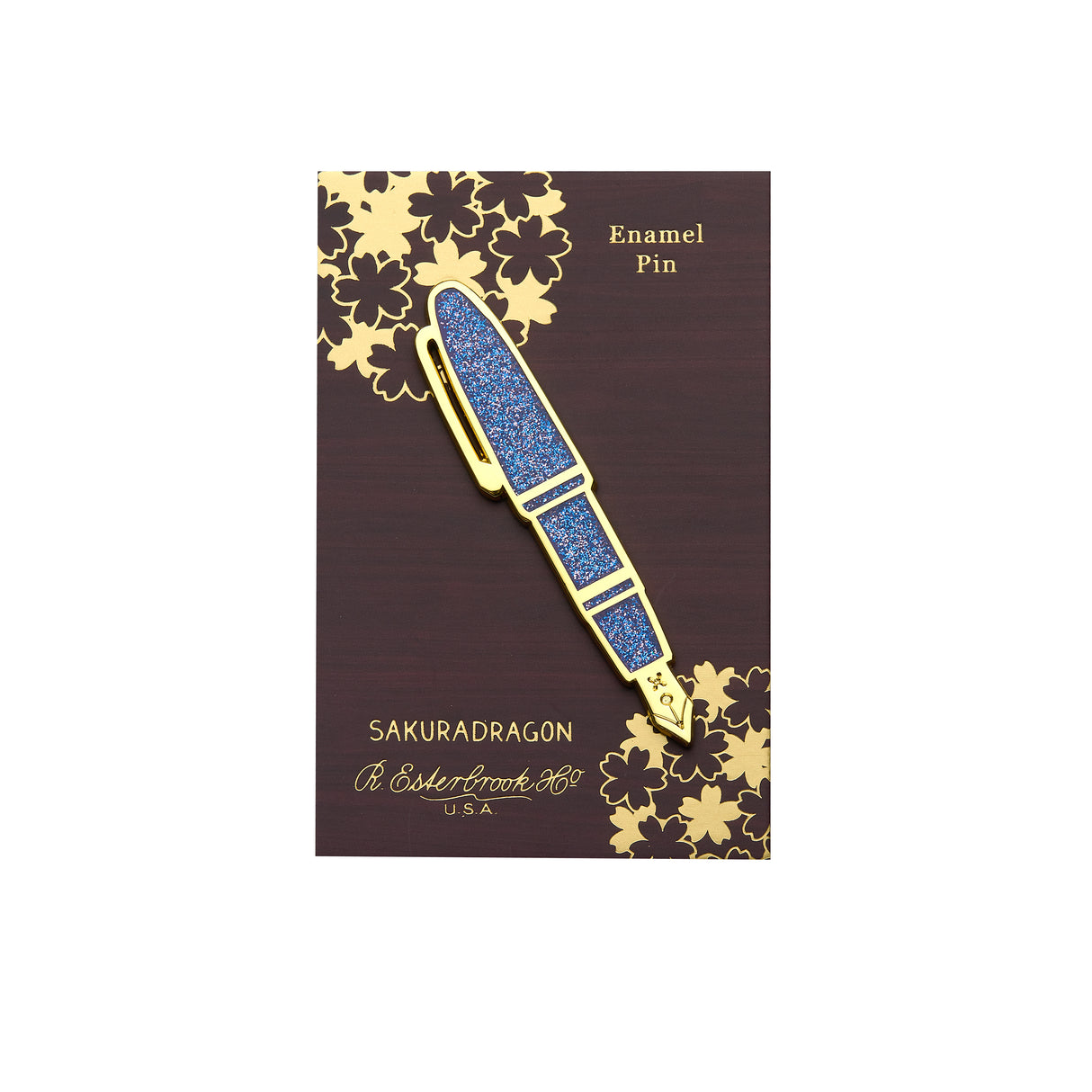 Esterbrook x Sakuradragon Sakura Street Pen Lapel Pin
