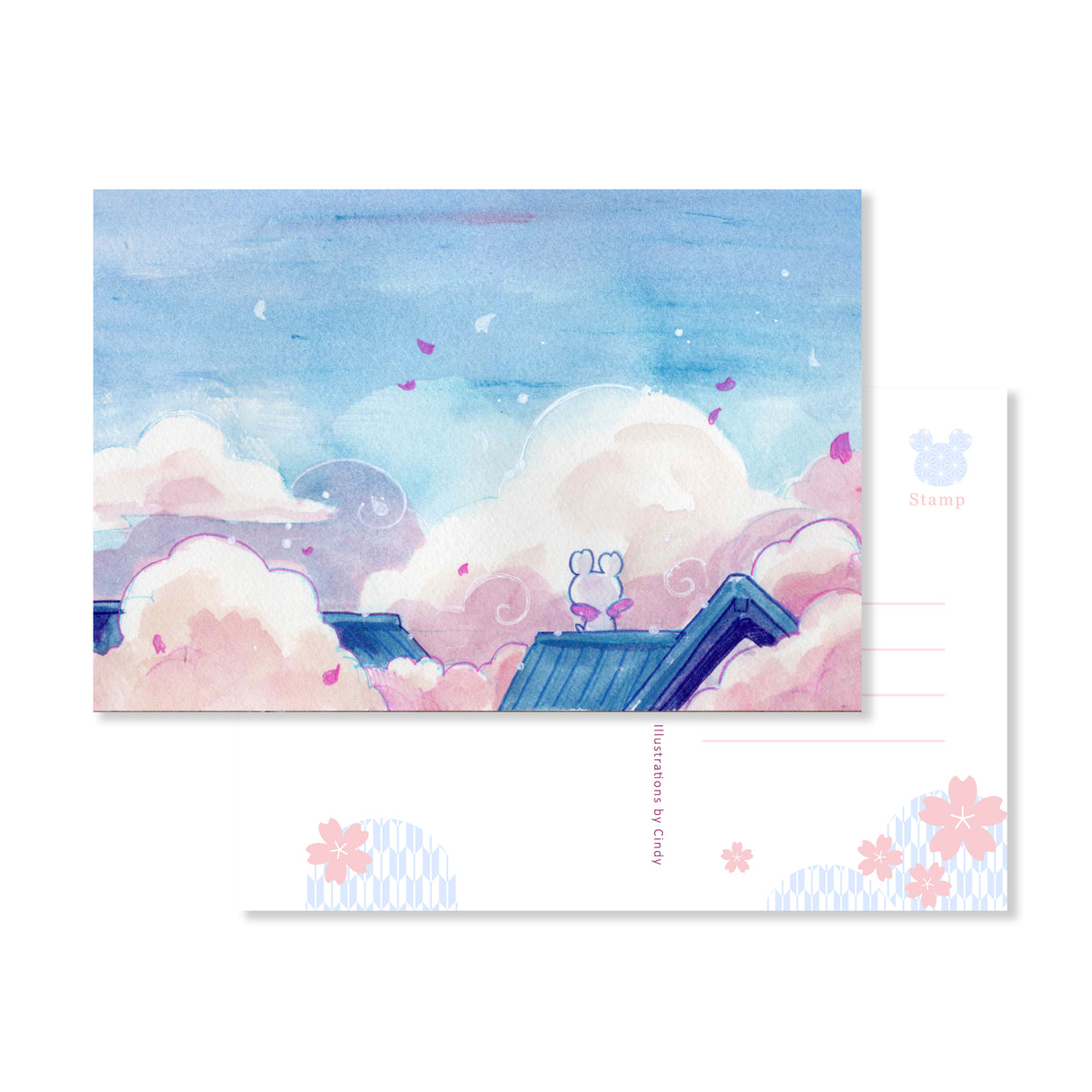 Esterbrook x Sakuradragon Sakura Street Postcards