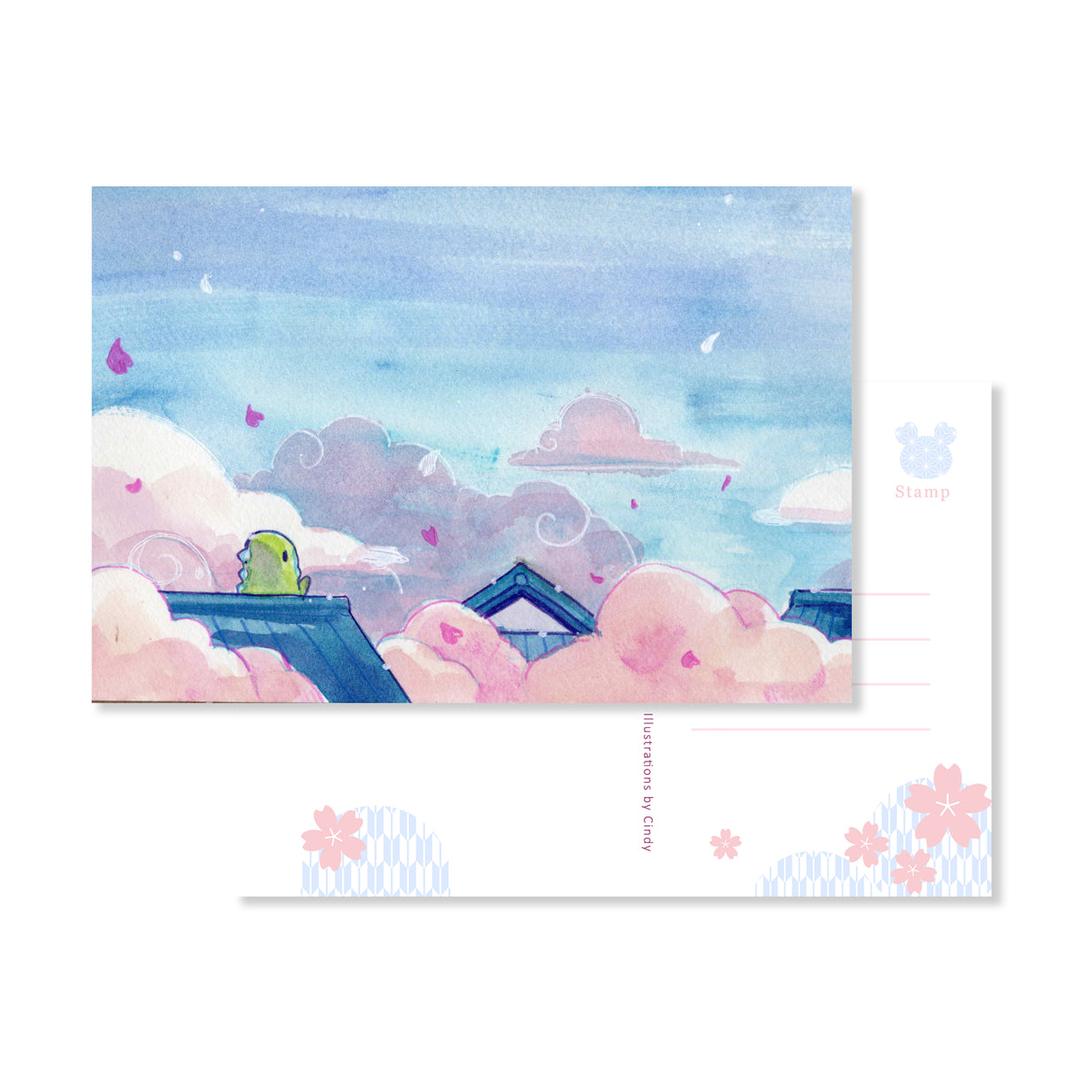 Esterbrook x Sakuradragon Sakura Street Postcards