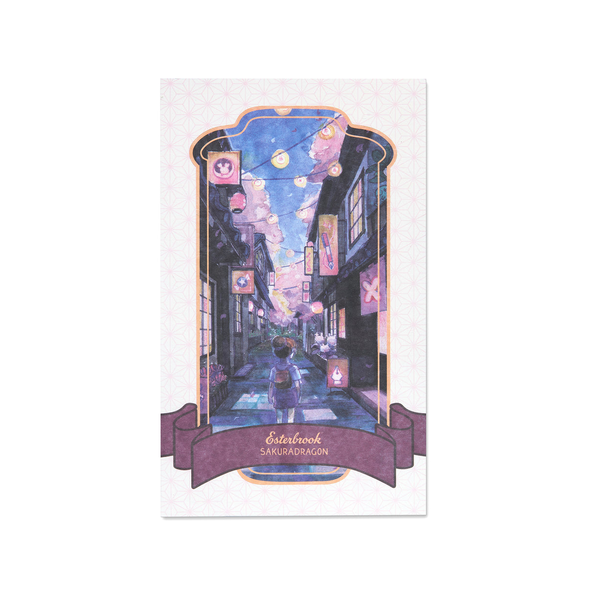 Esterbrook x Sakuradragon Sakura Street Blotter Papers
