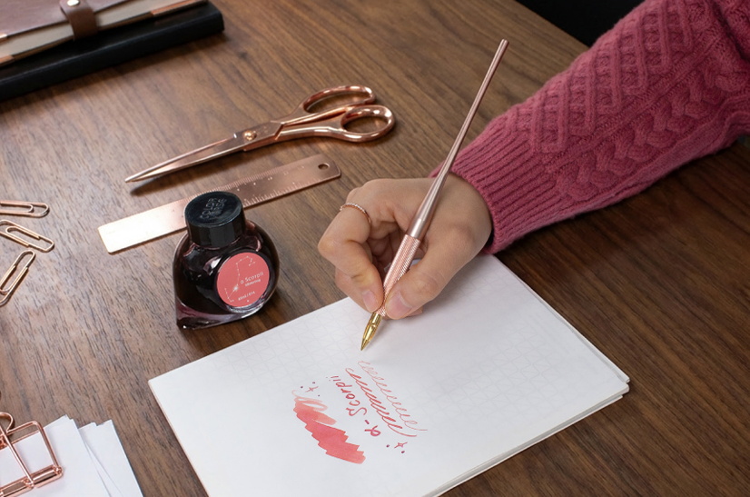 Colorverse Shuttle Small Nib Holder - Rose Gold