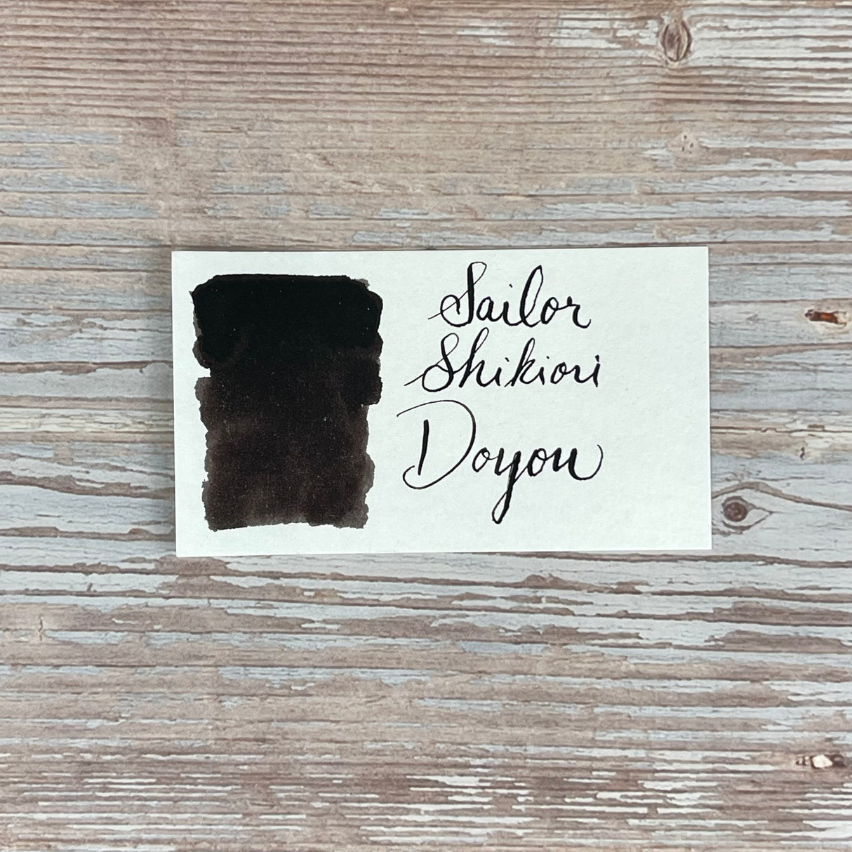 Sailor Shikiori Ink Cartridges -Doyou (Brown Black) (New)