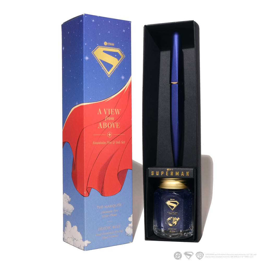Ferris Wheel Press Superman Fountain Pen Set - A View From Above (Special Edition)(Doorbuster)
