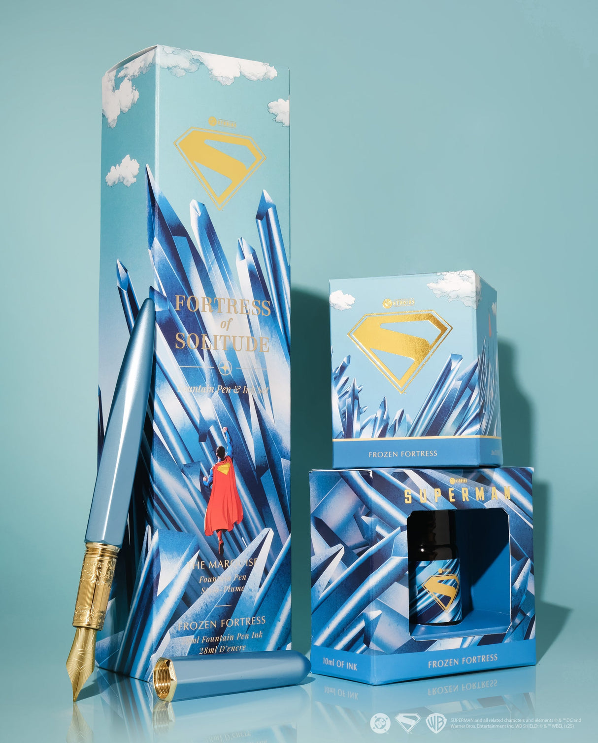 Ferris Wheel Press Superman Fountain Pen Set - Fortress of Solitude (Special Edition)(Doorbuster)