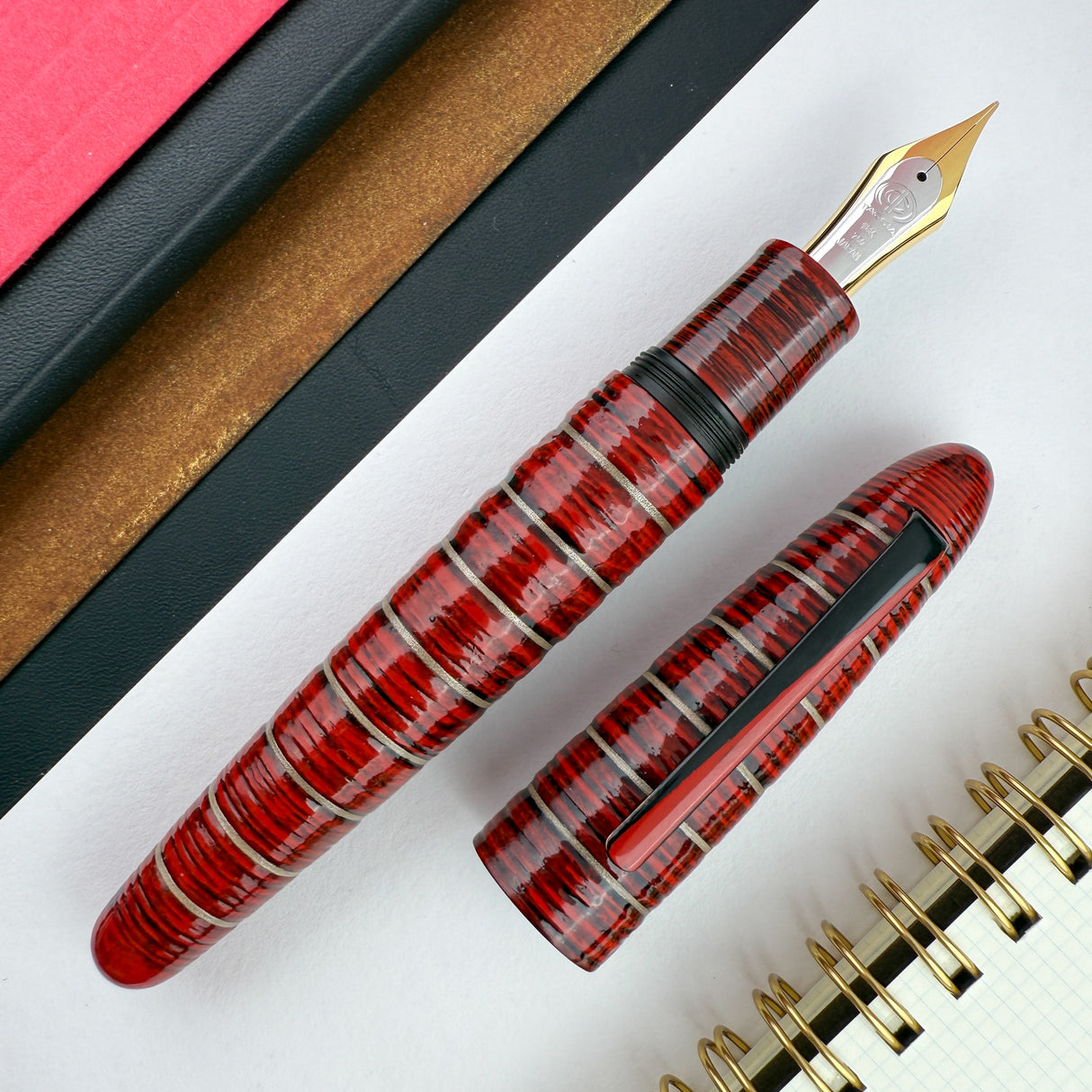 TACCIA Empress Fountain Pen - Wajima 36 Red (Limited Edition)