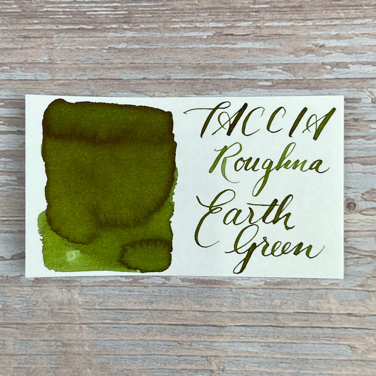 Taccia Roughna 40ml Bottled Ink - Earth Green