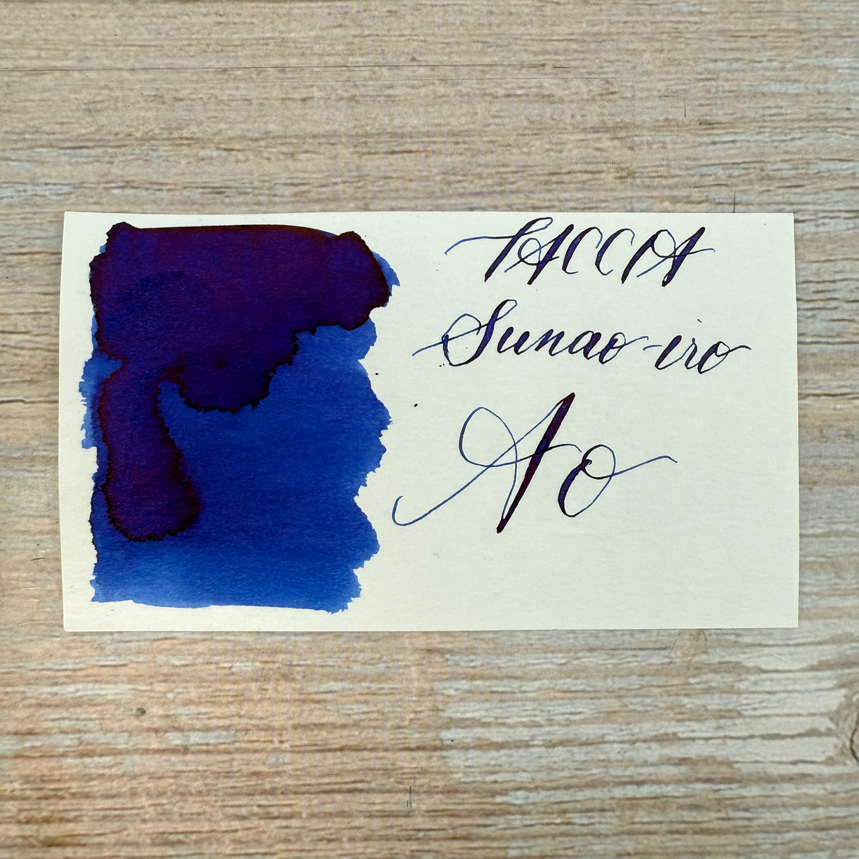 Taccia Sunao-Iro 40ml Bottled Ink - Ao