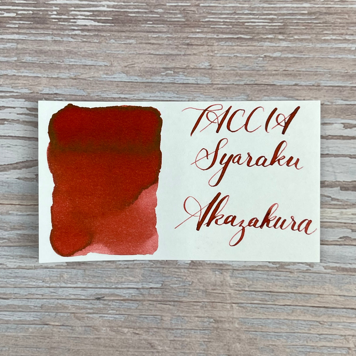 Taccia Ukiyo-e 40ml Bottled Ink - Sharaku-Akazakura