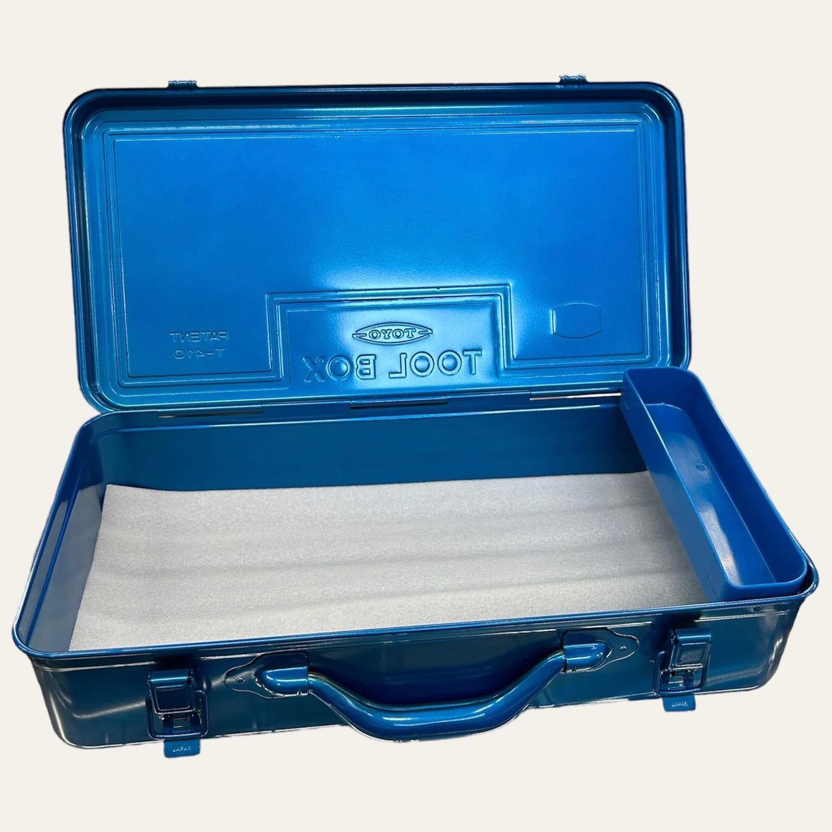 Toyo Steel Trunk Shape Toolbox T-410 - Blue (Doorbuster)