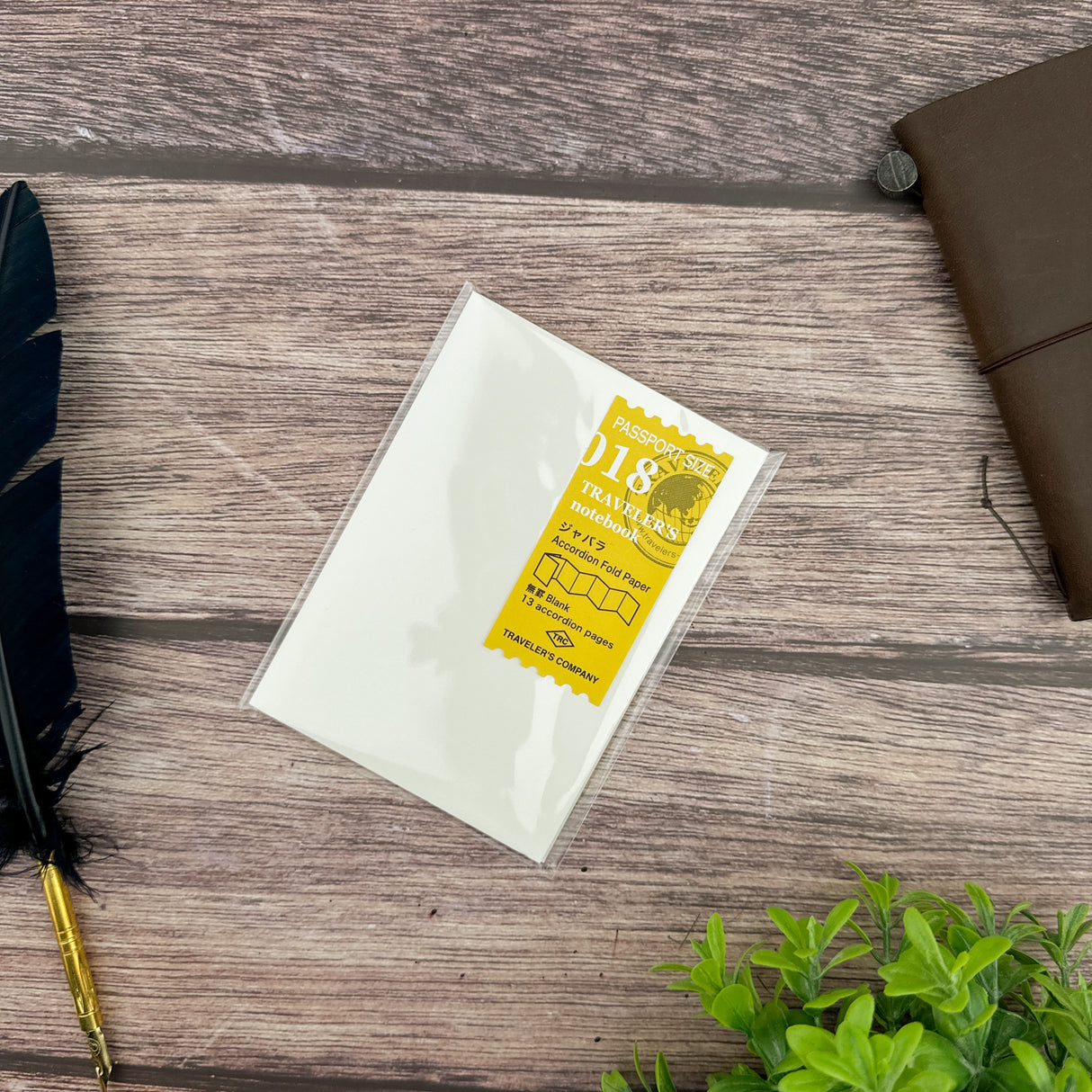 Traveler's Accordion Fold Paper - Passport Size