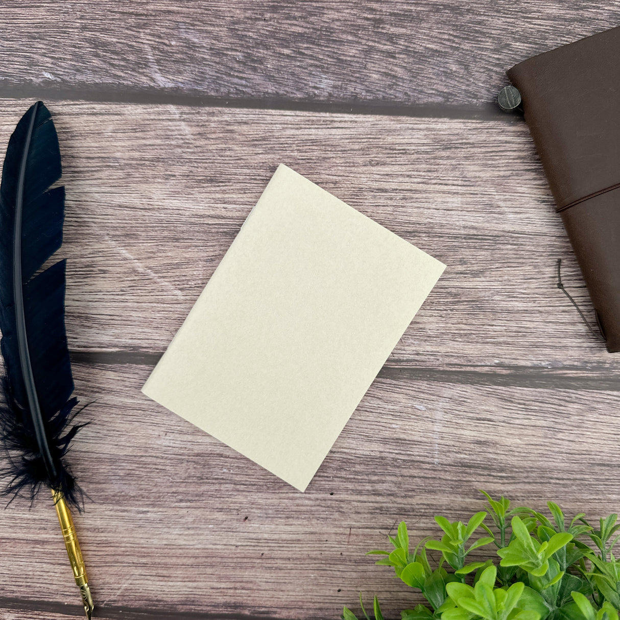 Traveler's Blank Cream Notebook Refill - Passport Size