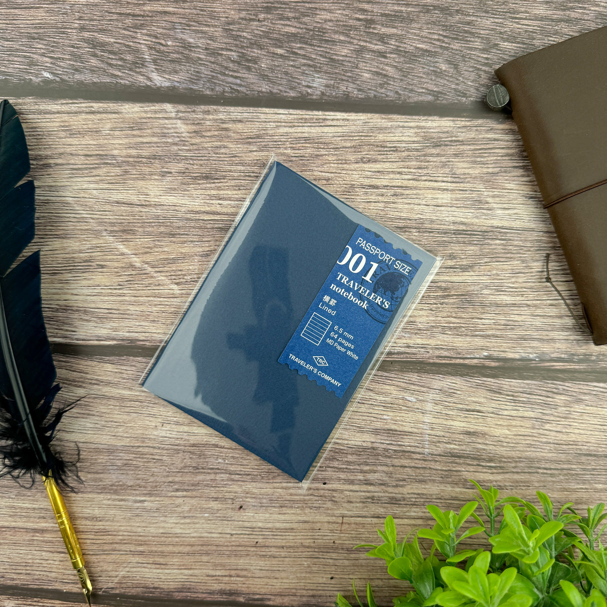 Traveler's Lined Notebook Refill - Passport Size