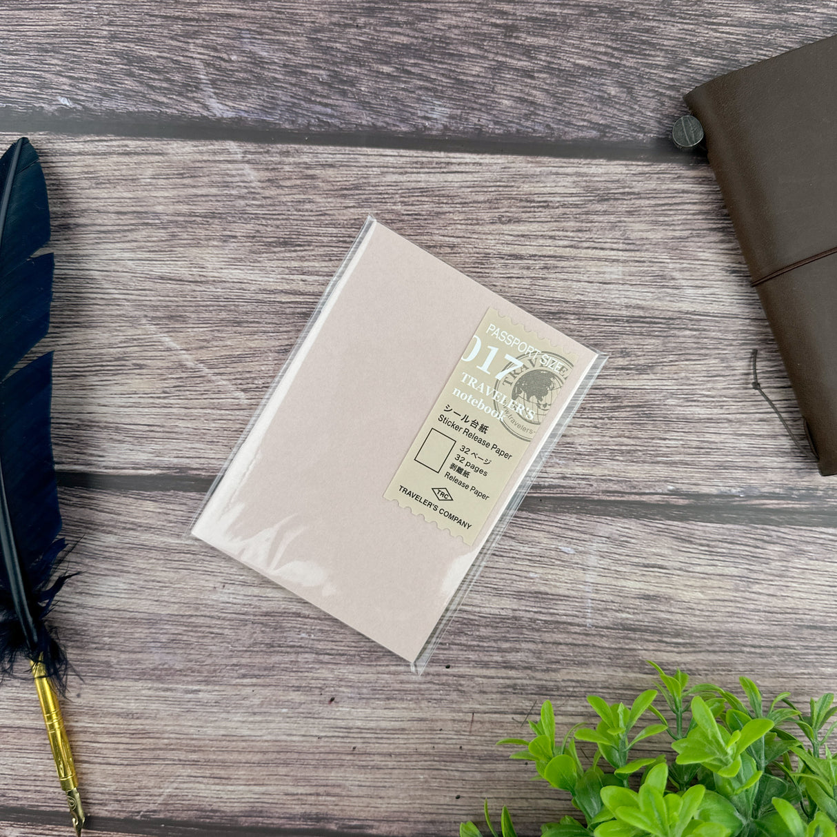 Traveler's Sticker Release Notebook Refill - Passport Size