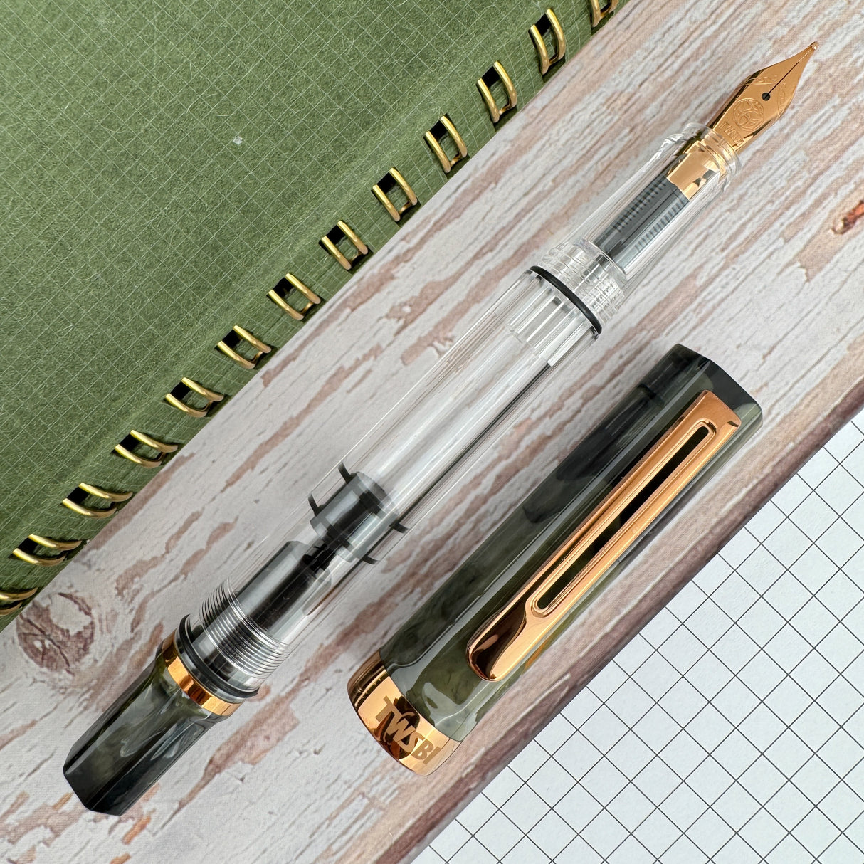 TWSBI Eco Fountain Pen - Serpentine Bronze