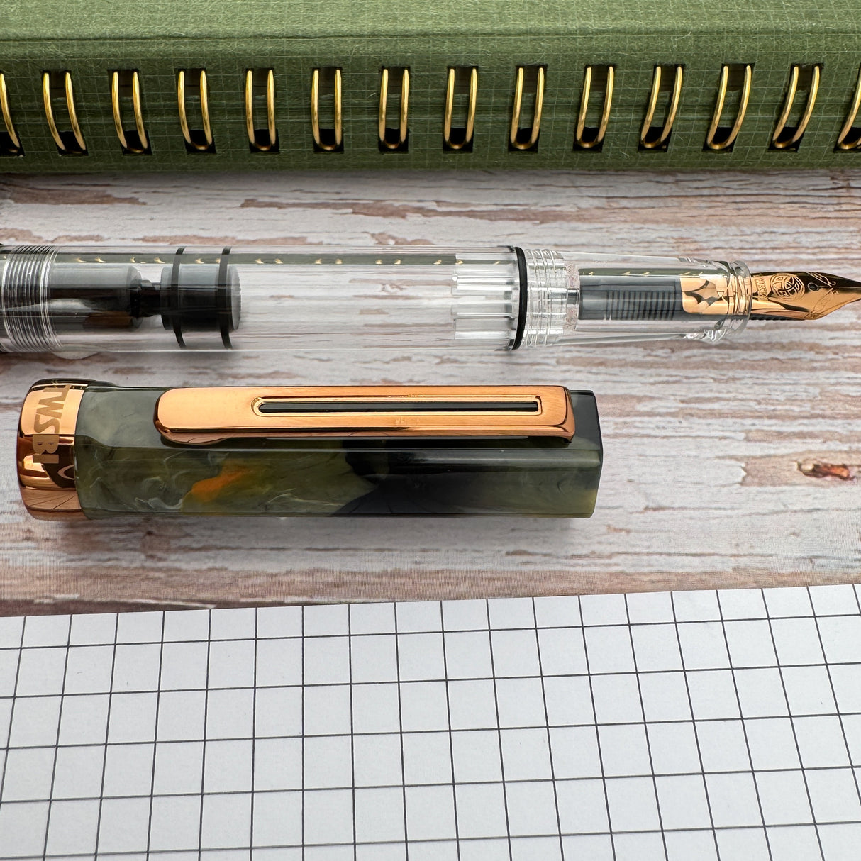 TWSBI Eco Fountain Pen - Serpentine Bronze