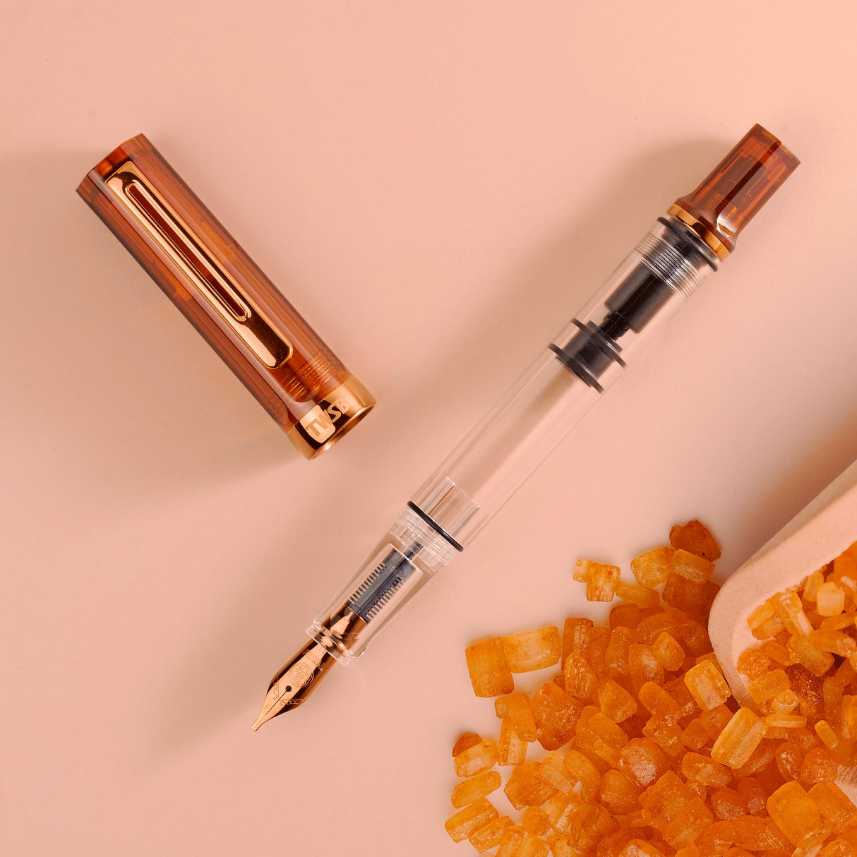 TWSBI Eco Fountain Pen - Rootbeer w/Bronze