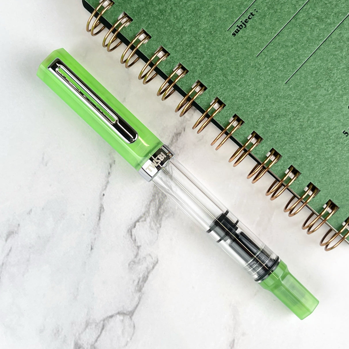 TWSBI Eco Fountain Pen - Glow Green