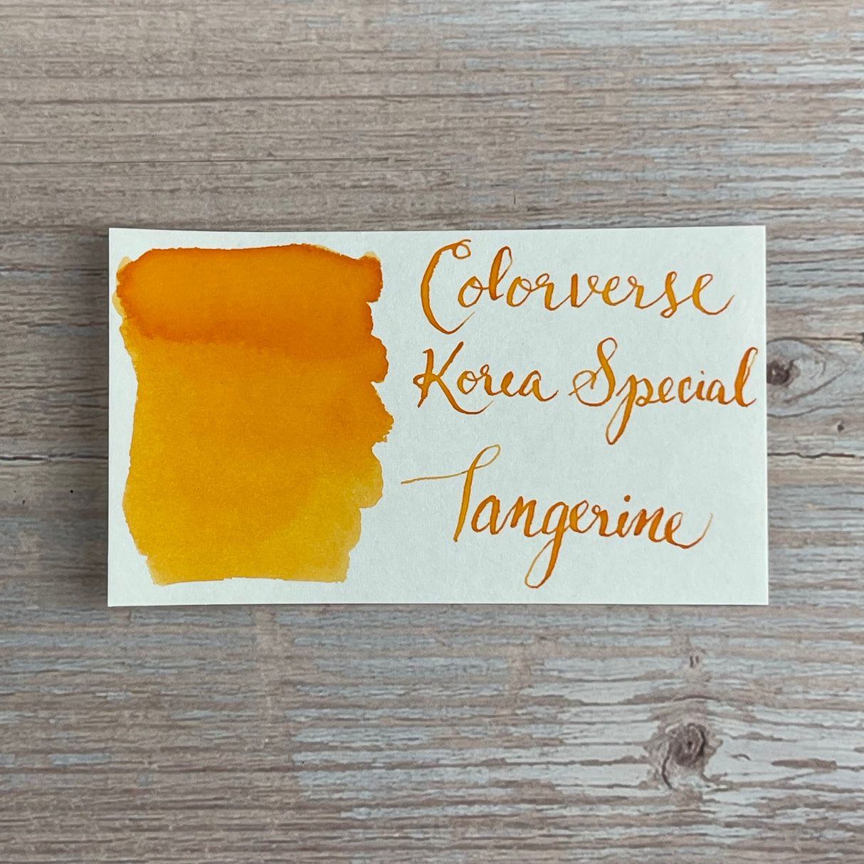 Colorverse 15ml Korea Special Bottled Ink - Tangerine