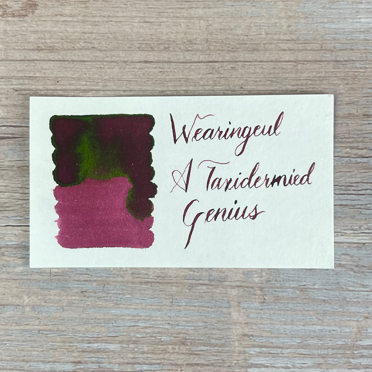 Wearingeul A Taxidermied Genius- 30ml Bottled Ink