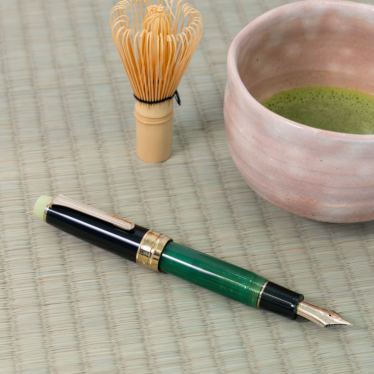 Sailor Pro Gear King of Pen Fountain Pen - Japanese Tea Ceremony - Matcha (Limited Edition)