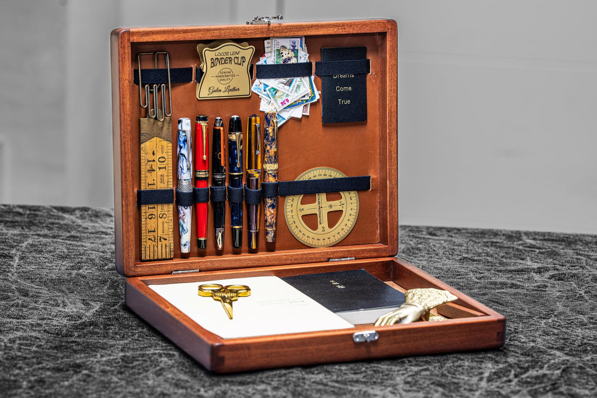 Galen Leather Writing Box - Thuja Wood (Special Edition)