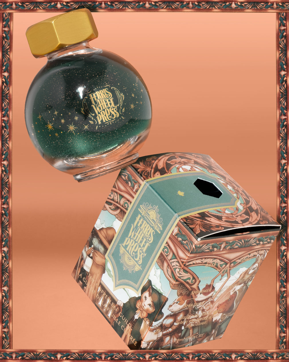 Ferris Wheel Press The Book of Knights Series - Copperleaf Guild - 20ml Bottled Ink