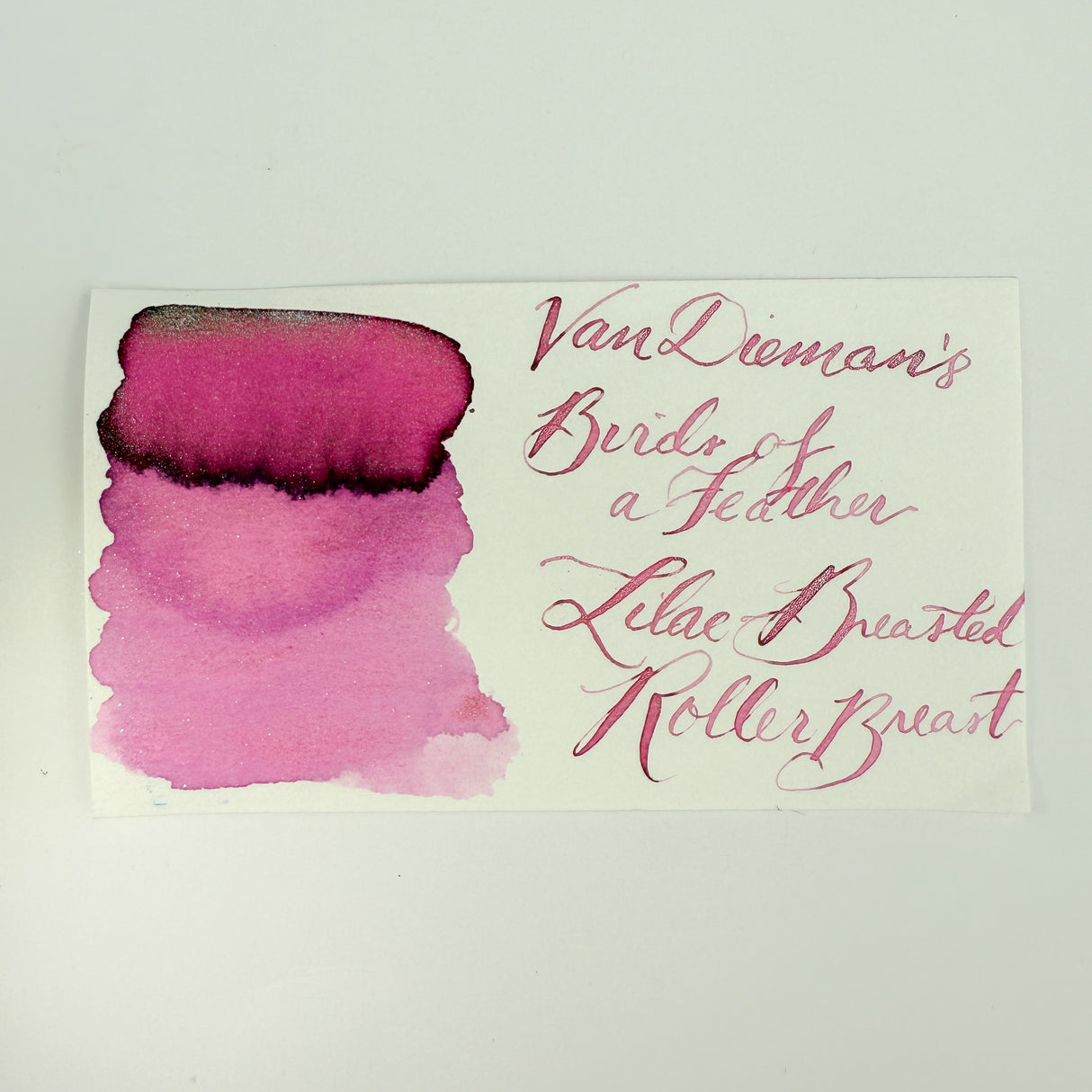 Van Dieman's Birds of a Feather - Lilac-Breasted Roller Breast - 30ml Bottled Ink