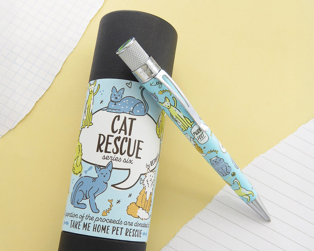 Retro 51 Rescue Ballpoint Pen - Cat Rescue Series 6