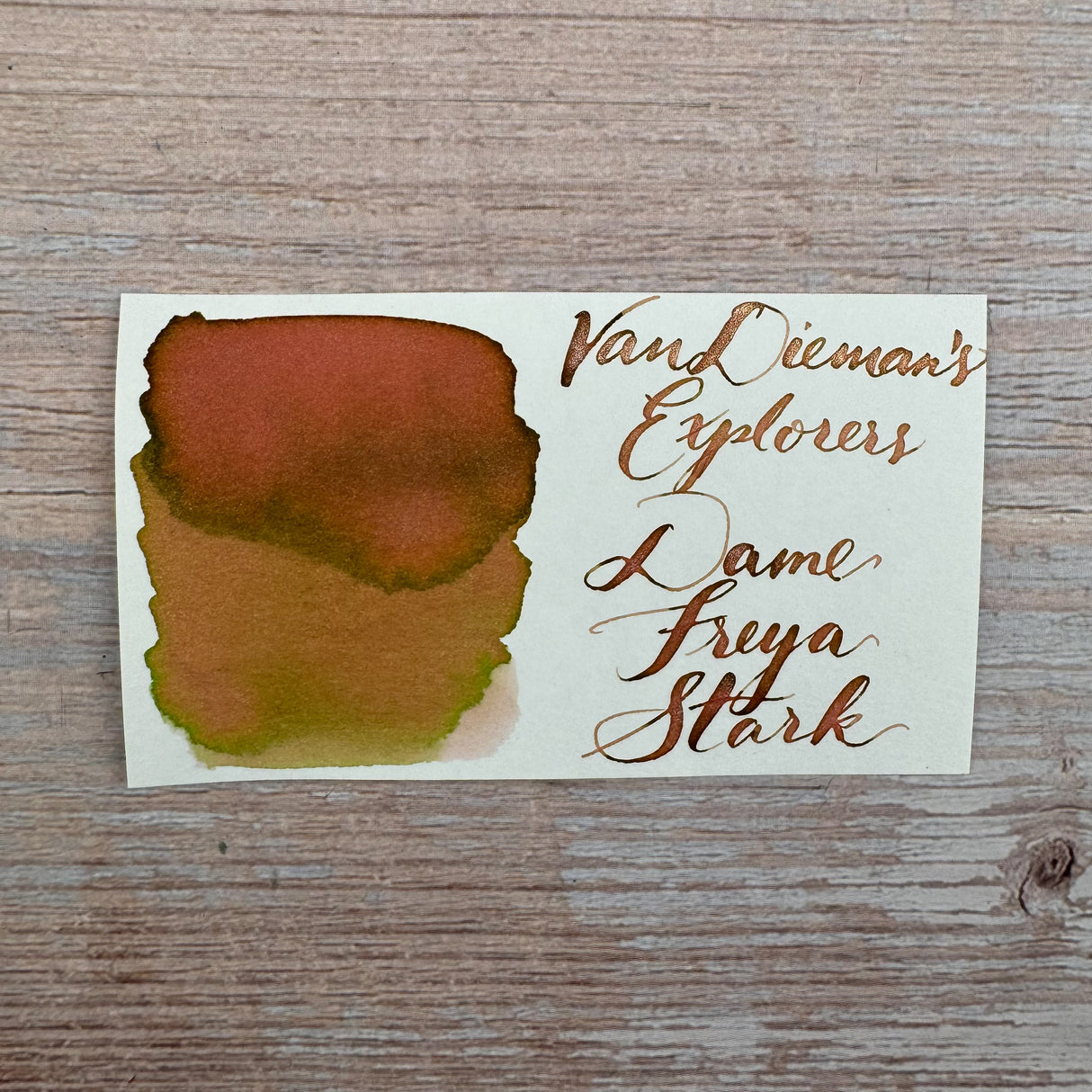 Van Dieman's Explorers - Dame Freya Stark - 30ml Bottled Ink