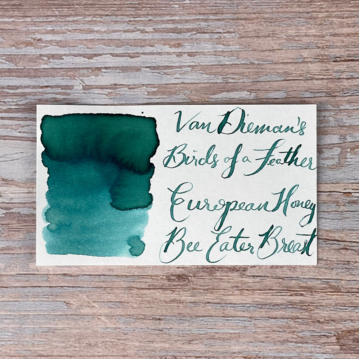 Van Dieman's Birds of a Feather - European Honey Bee Eater Breast - 30ml Bottled Ink