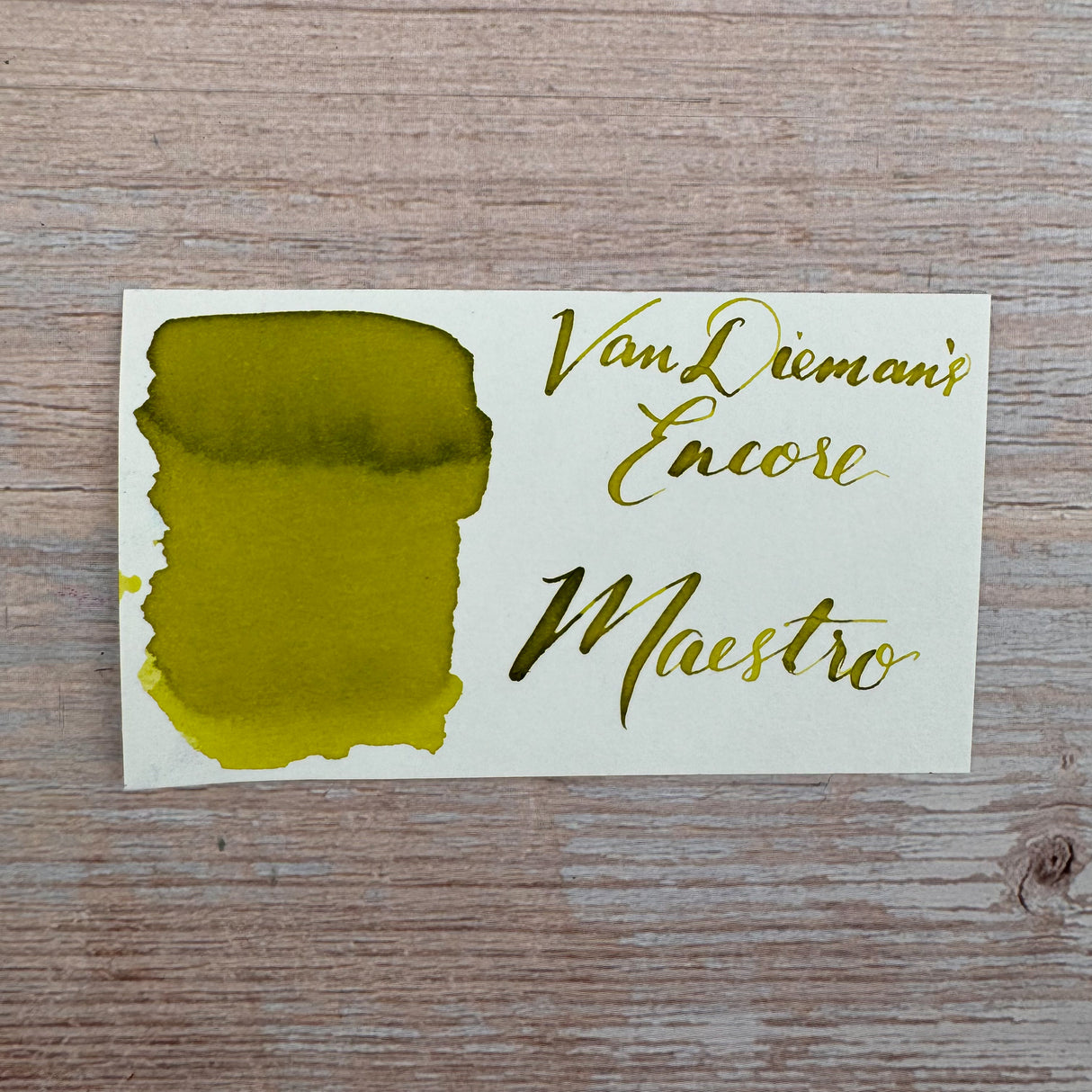 Van Dieman's Encore - Maestro - 40ml Bottled Ink