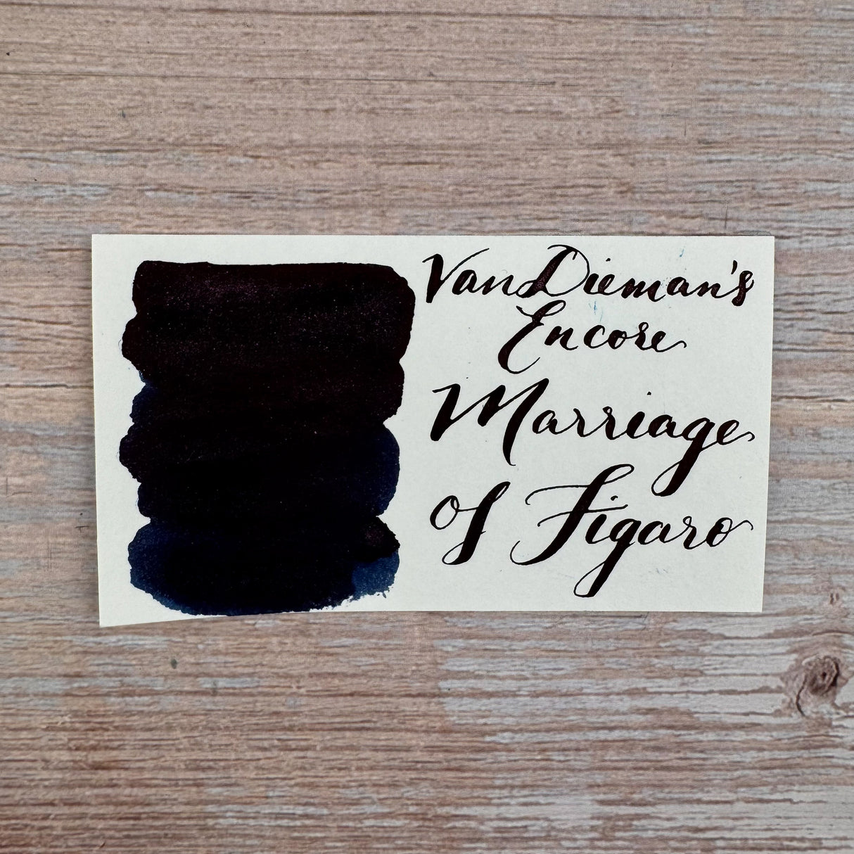Van Dieman's Encore - Marriage of Figaro - 40ml Bottled Ink