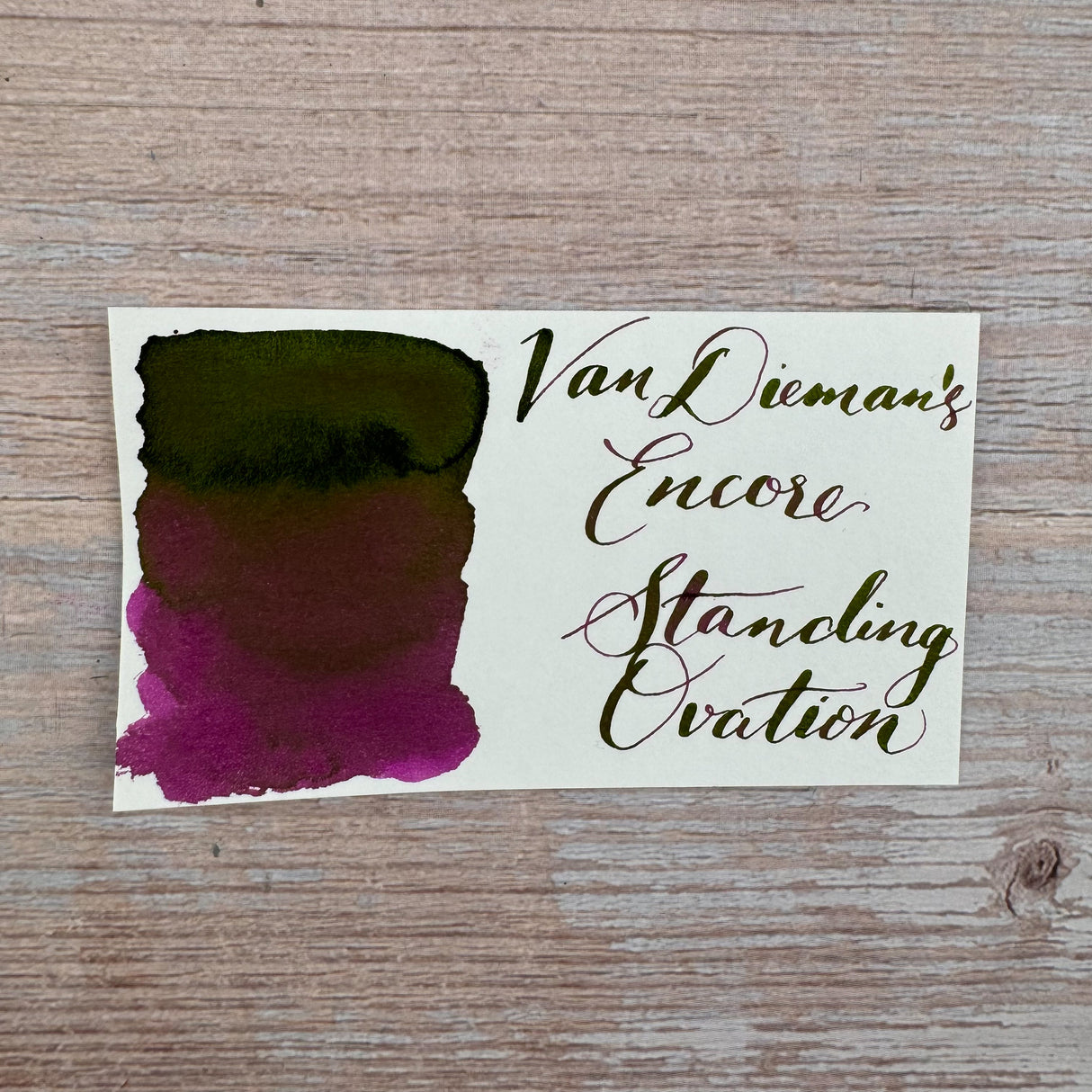 Van Dieman's Encore - Standing Ovation - 40ml Bottled Ink