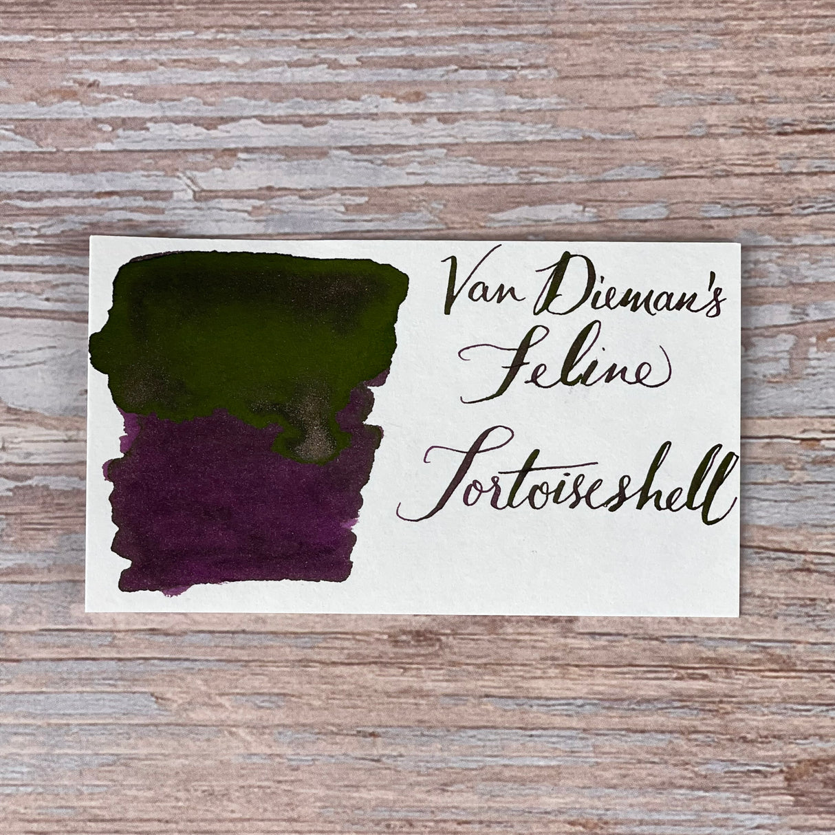 Van Dieman's Feline - Tortoiseshell Shimmering 30ml Bottled Ink